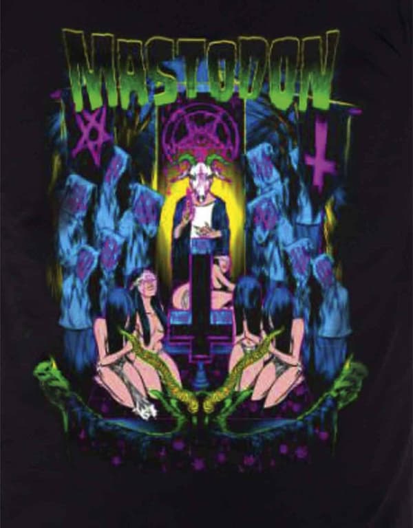 Mastodon T Shirt Unholy Ceremony Band Logo Official Mens Black