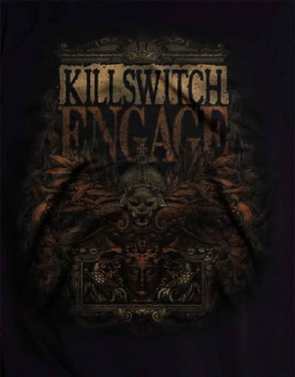 Killswitch Engage T Shirt Army distressed band logo Official Mens Black