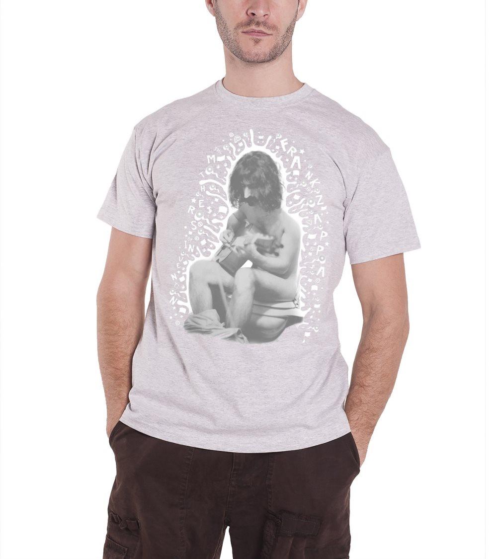 Frank Zappa Toilet Official Mens Grey T Shirt