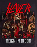 Miniatyrbild 2 av 2: Slayer T Shirt Reign In Blood Killer Album Band Logo Official Mens Black
