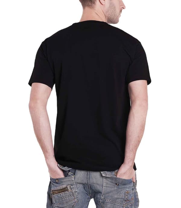 Down T Shirt Smoking Jesus Face band logo official Mens Black