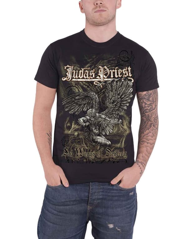 Judas Priest Sad Wings of Destiny Official Mens Black T Shirt XXL