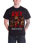 Miniatyrbild 1 av 4: Slayer T Shirt Reign In Blood Killer Album Band Logo Official Mens Black