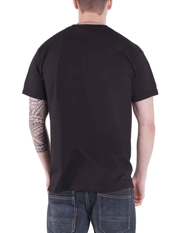 Motorhead T Shirt Achtung Warpig England band logo mens black Official