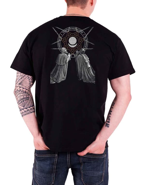 Behemoth Mens T Shirt Black Evangelion band logo Official