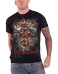 Miniatyrbild 1 av 2: Slayer T Shirt World Painted Blood Skeleton Band Logo Official Mens Black