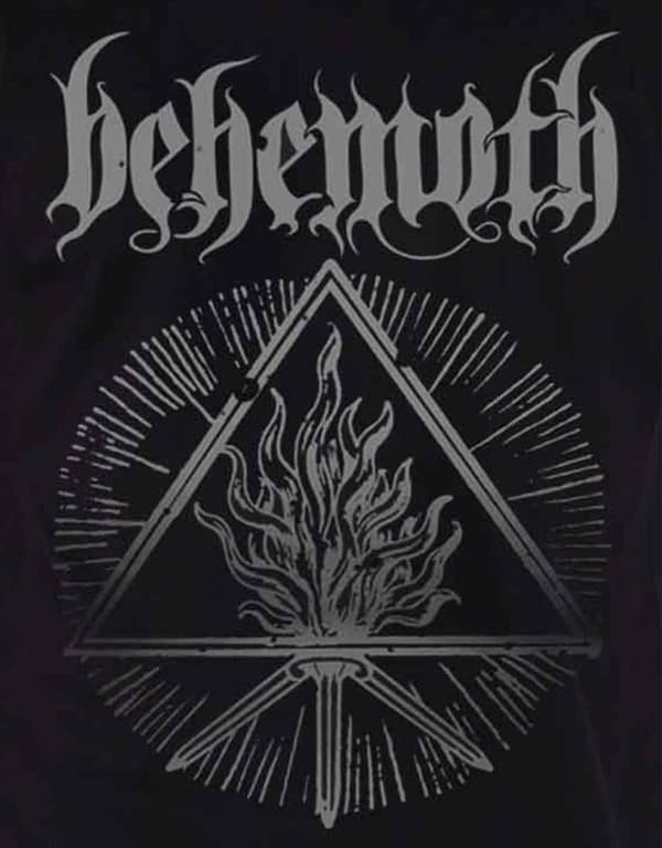 Behemoth T Shirt Furor Divinus band logo Official Mens Black M