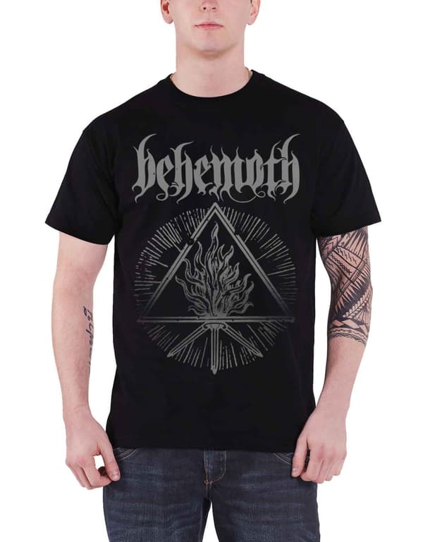 Behemoth T Shirt Furor Divinus band logo Official Mens Black M