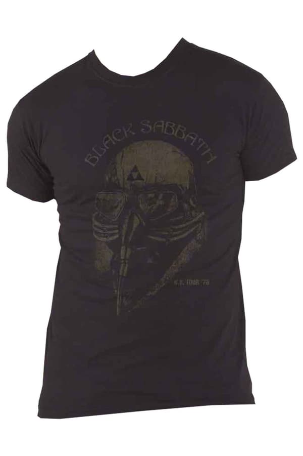 Black Sabbath T Shirt US Tour 78 Band Logo Unisex Black Official
