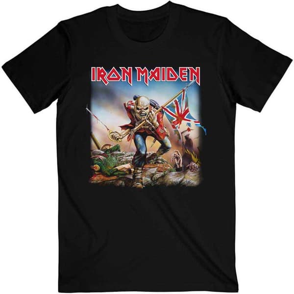 Iron Maiden Trooper Album Cover T Shirt Black XL