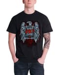 Miniatyrbild 1 av 4: Slayer Mens T Shirt Black Ammunition Eagle Anarchy band logo Official