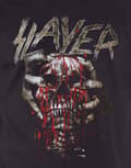 Miniatyrbild 3 av 4: Slayer T Shirt Skull Clench Bloody Torment band Logo Official Mens Black