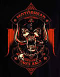 Miniatyrbild 3 av 4: Motorhead T Shirt Orange Ace of Spades Warpig Band Logo Official Mens Black