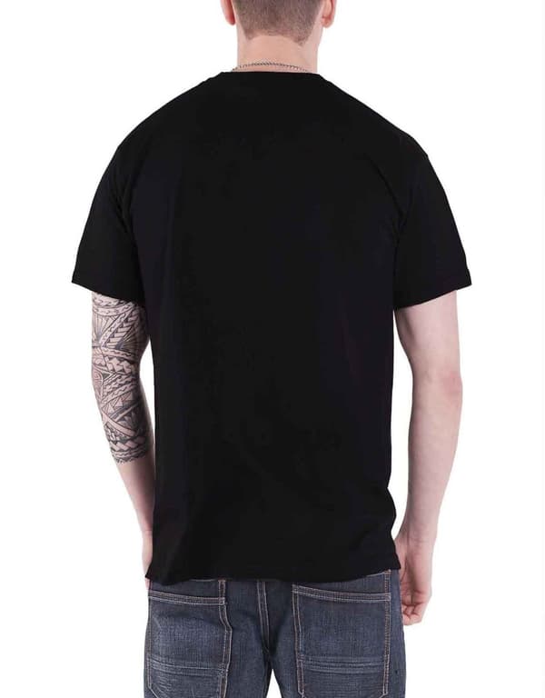 Motorhead T Shirt Orange Ace of Spades Warpig Band Logo Official Mens Black
