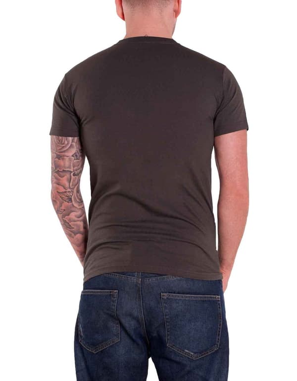 The Rolling Stones T Shirt Vintage Tattoo Tongue Band Logo Official Mens Grey