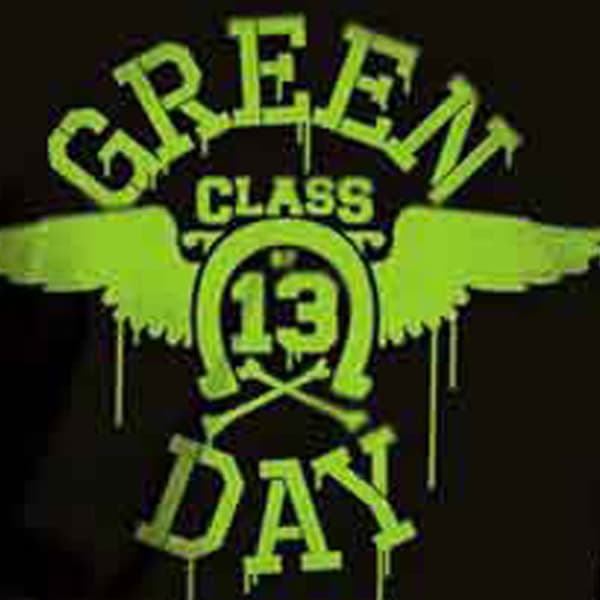 Green Day Neon Wings T Shirt