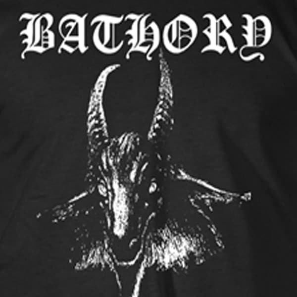 Bathory Goat Band Logo T Shirt