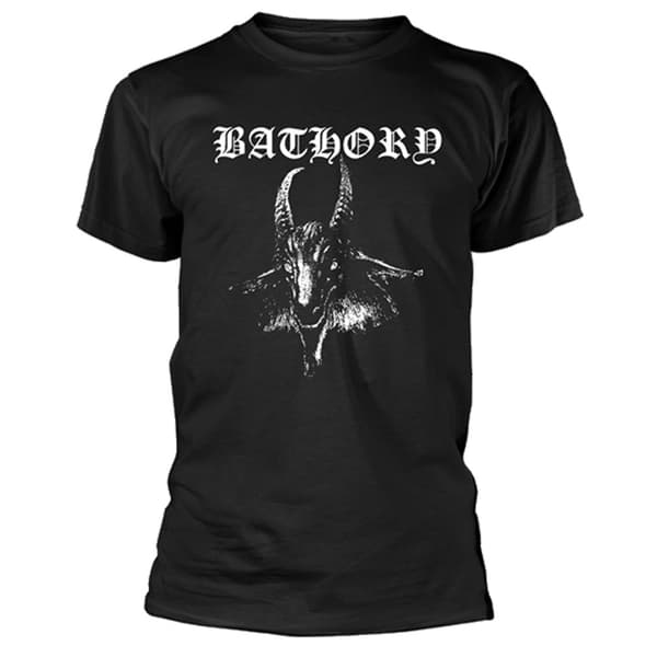 Bathory Goat Band Logo T Shirt