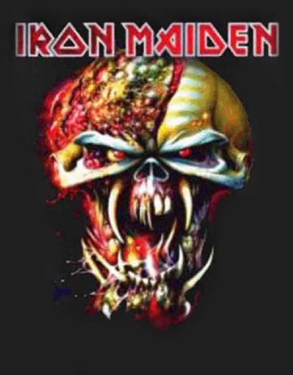 Iron Maiden T Shirt Final Frontier Eddie Head Official Womens Skinny Fit
