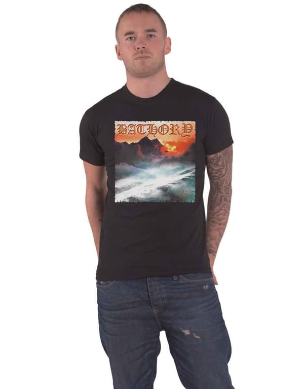 Bathory Twilight Of The Gods Official Mens Black T Shirt Black XL