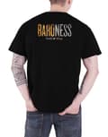 Miniatyrbild 2 av 4: Baroness T Shirt Gold And Grey Band Logo Official Mens Black