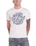 Miniatyrbild 1 av 5: The Rolling Stones T Shirt Vintage 70s Band Logo Official Mens White XXL