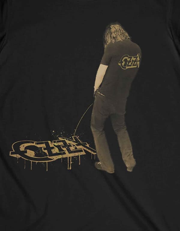 Ozzy Osbourne T Shirt Perfectly Ordinary Leak Logo Official Mens Black