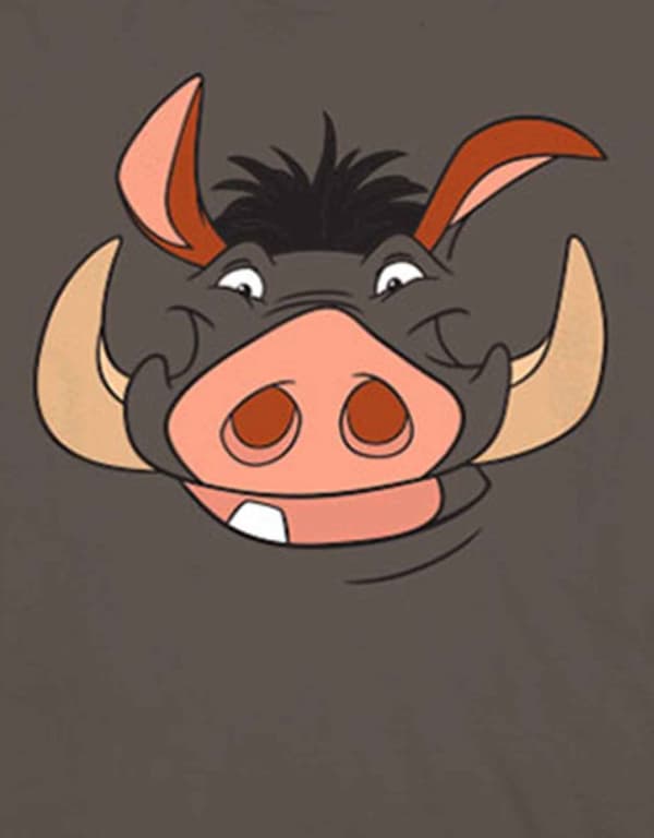 Lion King Pumbaa Face T Shirt