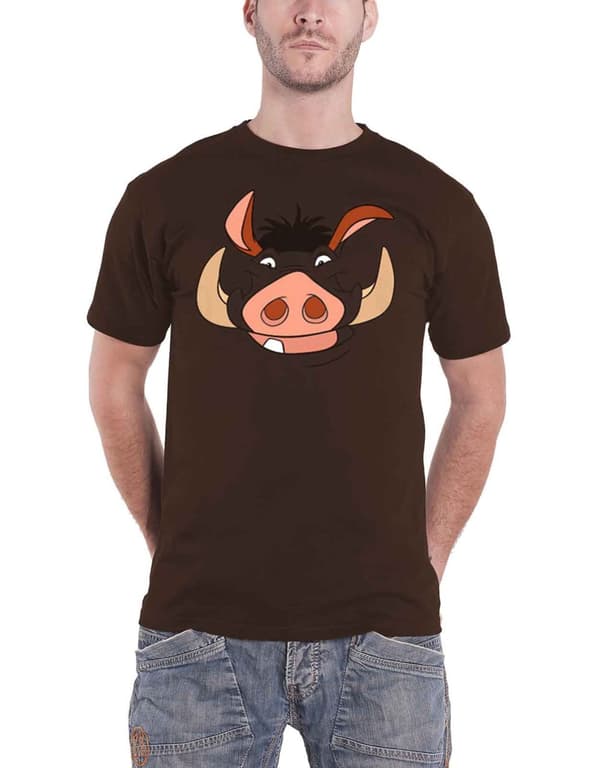 Lion King Pumbaa Face T Shirt