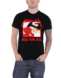 Miniatyrbild 1 av 4: Metallica T Shirt Kill Em All Tracks Band Logo Official Mens Black