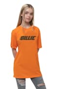Miniatyrbild 1 av 4: Billie Eilish Kids T Shirt Racer Logo & Blohsh Official Orange (Ages 5-14 yrs)