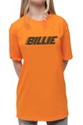 Miniatyrbild 2 av 4: Billie Eilish Kids T Shirt Racer Logo & Blohsh Official Orange (Ages 5-14 yrs)
