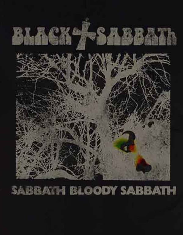 Black Sabbath T Shirt Sabbath Bloody Sabbath Vintage Official Unisex Black