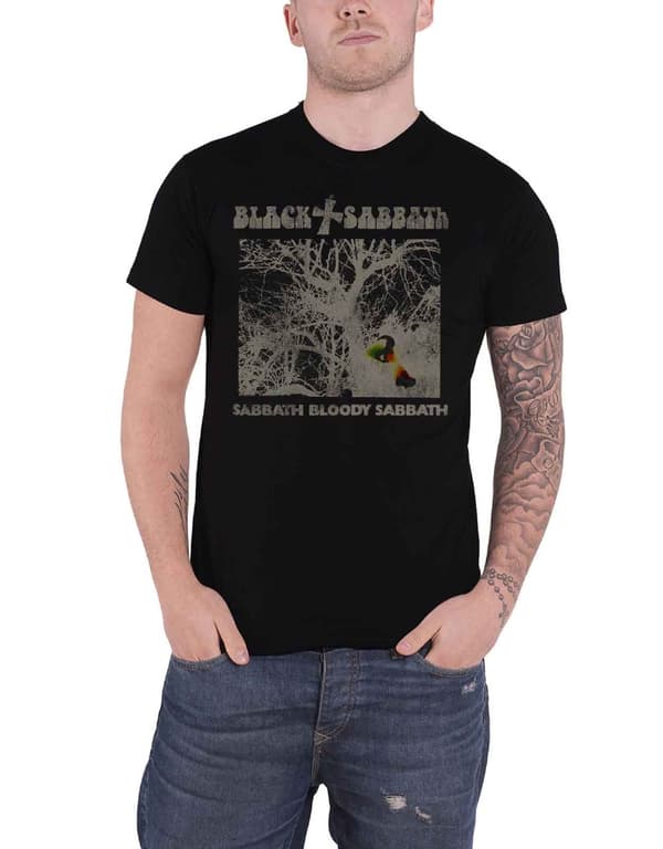 Black Sabbath T Shirt Sabbath Bloody Sabbath Vintage Official Unisex Black