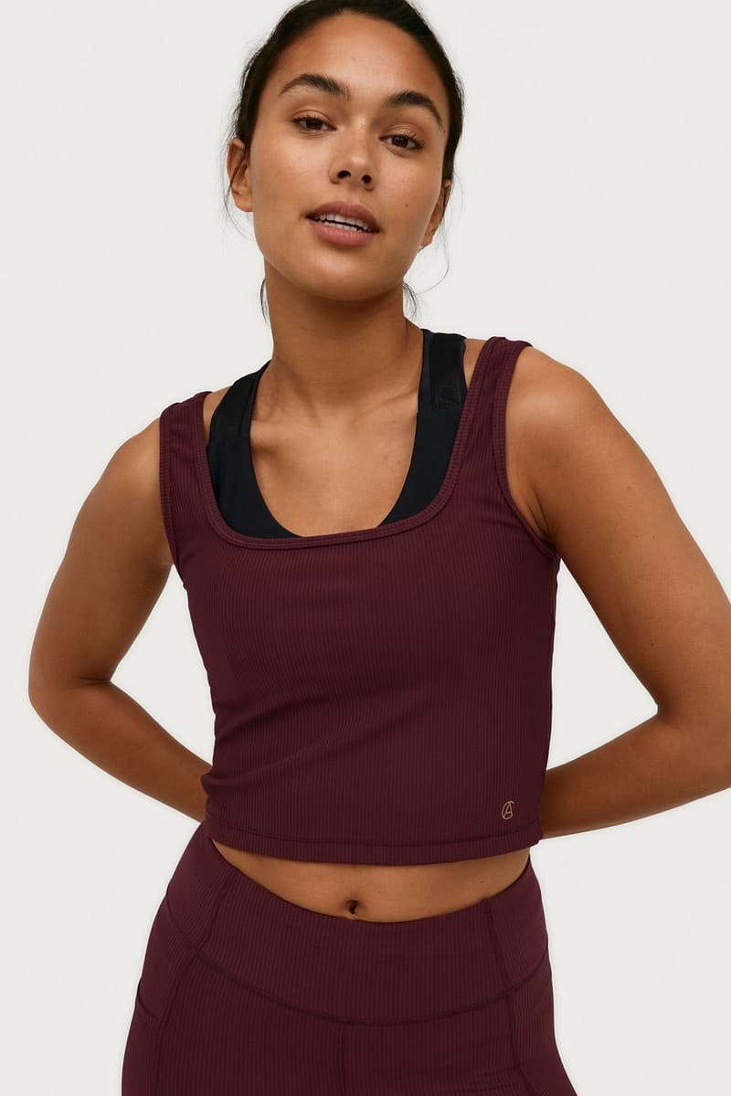 Träningslinne Shiny Rib Tanktop