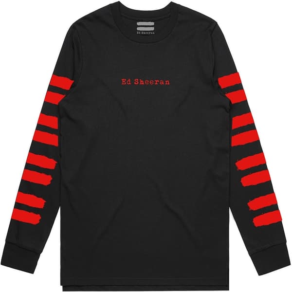 Ed Sheeran Unisex Long Sleeved T-Shirt: Equals (Sleeve Print) (Large)