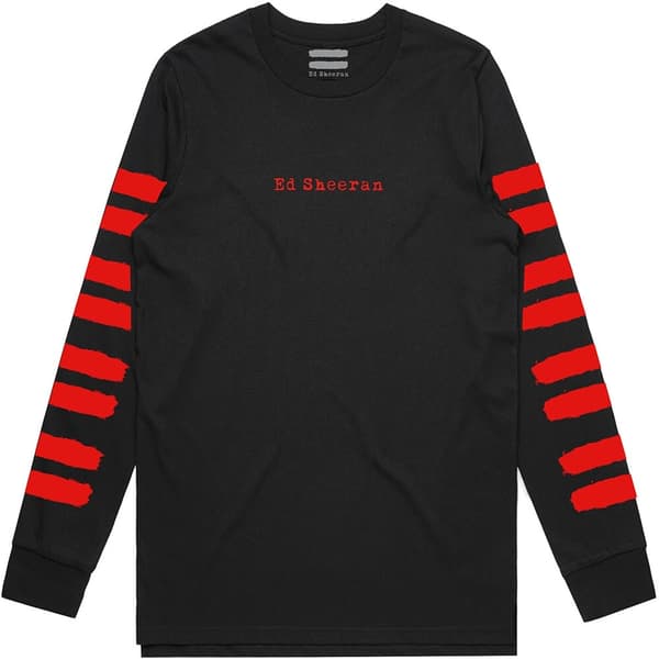 Ed Sheeran Unisex Long Sleeved T-Shirt: Equals (Sleeve Print) (X-Large)