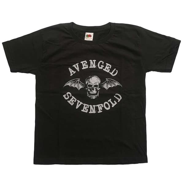 Avenged Sevenfold Kids T-Shirt: Classic Deathbat (9-10 Years)