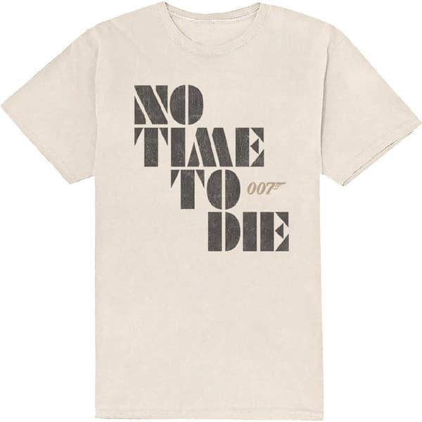 James Bond 007 Unisex T-Shirt: No Time to Die (Small)