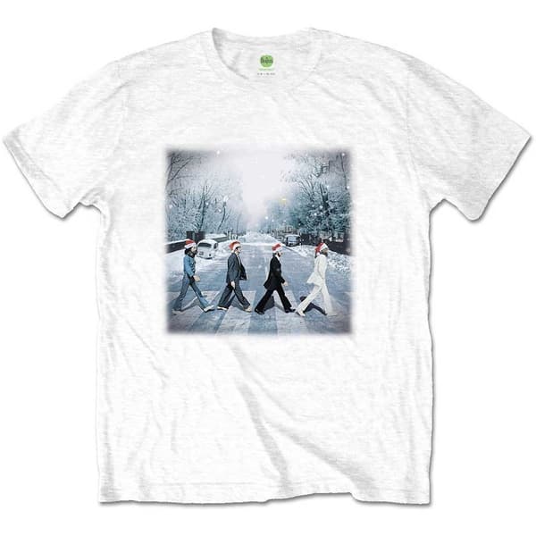 The Beatles Unisex T-Shirt: Abbey Christmas (XX-Large)