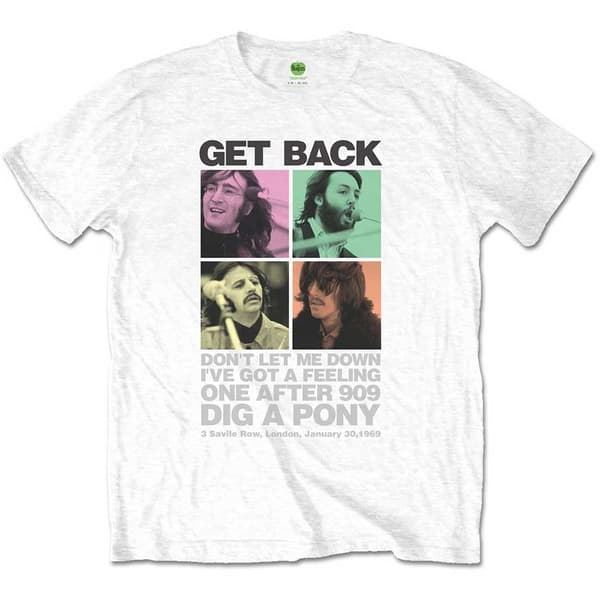 The Beatles Unisex T-Shirt: 3 Savile Row (Large)