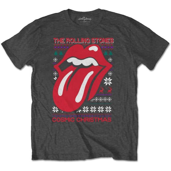 The Rolling Stones Unisex T-Shirt: Cosmic Christmas (Medium)