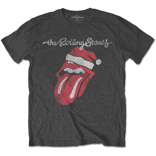 The Rolling Stones Unisex T-Shirt: Santa Lick (Medium)