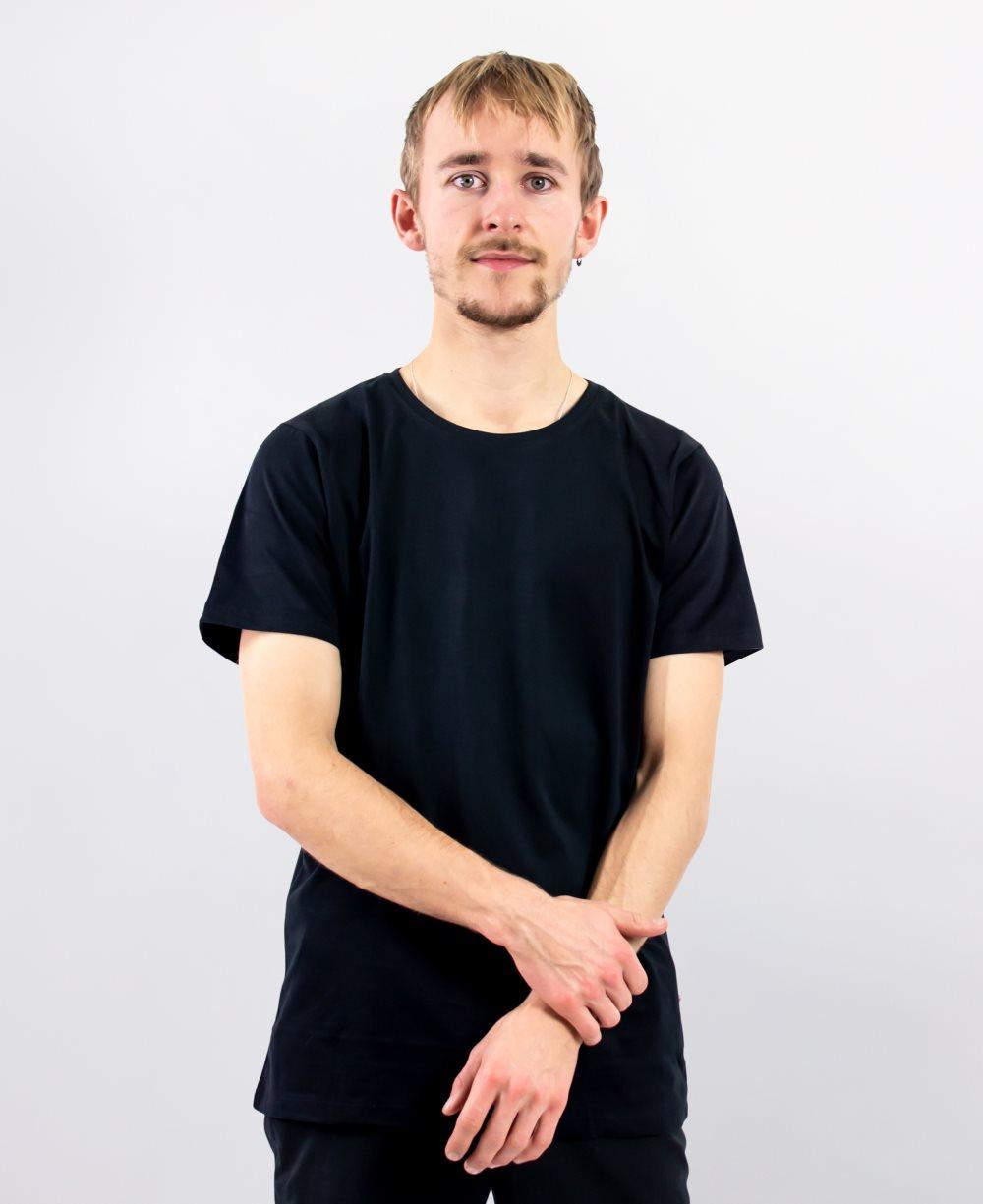 Men's Organic Soft Tee Dusty Black