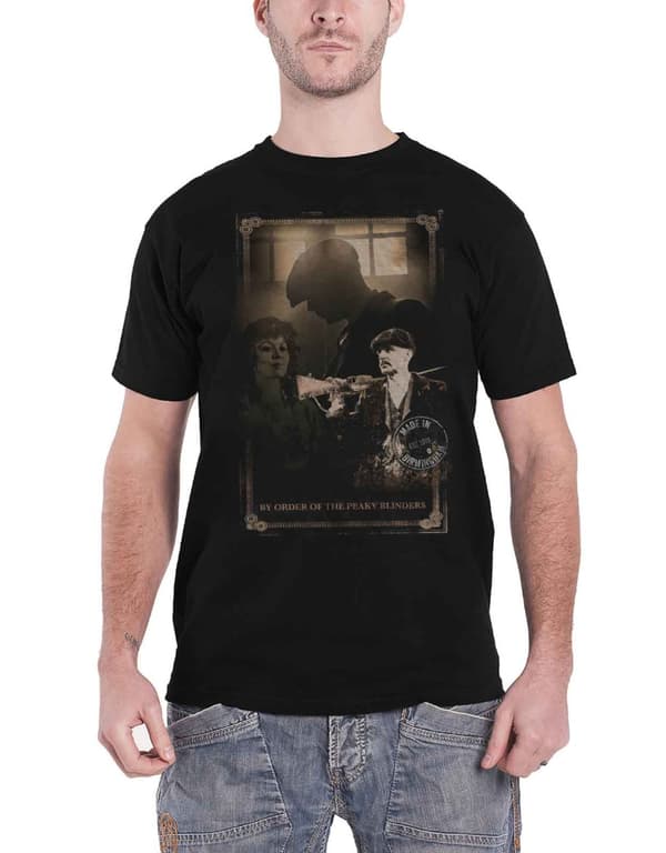 Peaky Blinders Shotgun Vintage logo T Shirt