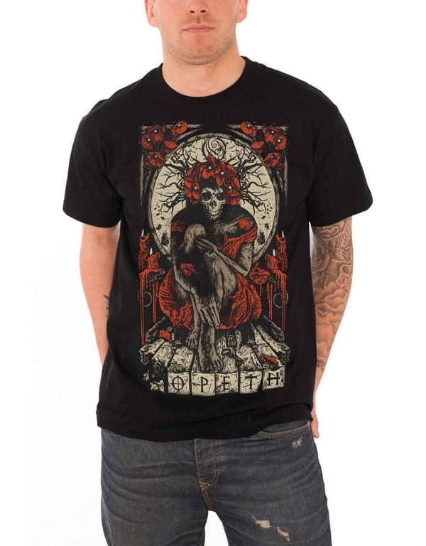 Opeth T Shirt Haxprocess Band Logo Official Mens Black