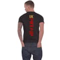 Miniatyrbild 2 av 4: AC/DC T Shirt PWR UP Power Up Band Logo Back Print Official Unisex Black
