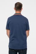 Miniatyrbild 4 av 5: AC/DC Polo Shirt Classic Band Logo Official Unisex Navy Blue