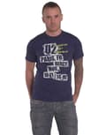 Miniatyrbild 1 av 3: U2 T Shirt I+E Paris Event 2015 Ex Tour Official Mens Light Navy Blue