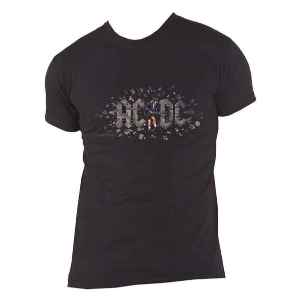 AC/DC T Shirt Those About To Rock band logo Official Unisex Black